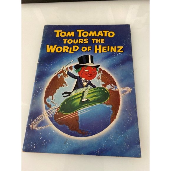 Heinz Aristocrat Tom Tomato Tours the World Activity Coloring Book Ketchup‎ 1970 - Picture 1 of 16